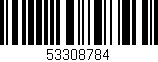 Código de barras (EAN, GTIN, SKU, ISBN): '53308784'