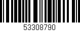 Código de barras (EAN, GTIN, SKU, ISBN): '53308790'