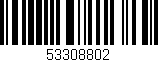 Código de barras (EAN, GTIN, SKU, ISBN): '53308802'
