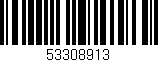 Código de barras (EAN, GTIN, SKU, ISBN): '53308913'