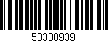 Código de barras (EAN, GTIN, SKU, ISBN): '53308939'
