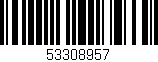 Código de barras (EAN, GTIN, SKU, ISBN): '53308957'