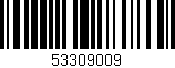 Código de barras (EAN, GTIN, SKU, ISBN): '53309009'