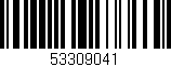 Código de barras (EAN, GTIN, SKU, ISBN): '53309041'