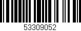 Código de barras (EAN, GTIN, SKU, ISBN): '53309052'
