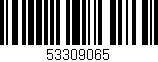 Código de barras (EAN, GTIN, SKU, ISBN): '53309065'