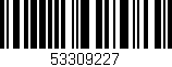 Código de barras (EAN, GTIN, SKU, ISBN): '53309227'