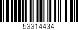 Código de barras (EAN, GTIN, SKU, ISBN): '53314434'