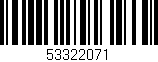 Código de barras (EAN, GTIN, SKU, ISBN): '53322071'