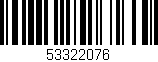 Código de barras (EAN, GTIN, SKU, ISBN): '53322076'