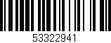 Código de barras (EAN, GTIN, SKU, ISBN): '53322941'
