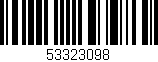 Código de barras (EAN, GTIN, SKU, ISBN): '53323098'