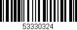 Código de barras (EAN, GTIN, SKU, ISBN): '53330324'