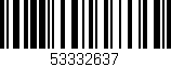 Código de barras (EAN, GTIN, SKU, ISBN): '53332637'