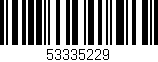 Código de barras (EAN, GTIN, SKU, ISBN): '53335229'