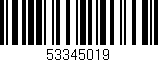 Código de barras (EAN, GTIN, SKU, ISBN): '53345019'