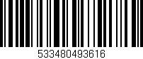 Código de barras (EAN, GTIN, SKU, ISBN): '533480493616'