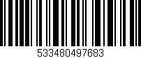 Código de barras (EAN, GTIN, SKU, ISBN): '533480497683'