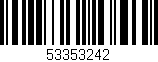 Código de barras (EAN, GTIN, SKU, ISBN): '53353242'