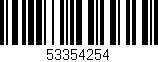 Código de barras (EAN, GTIN, SKU, ISBN): '53354254'