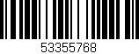 Código de barras (EAN, GTIN, SKU, ISBN): '53355768'