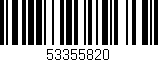 Código de barras (EAN, GTIN, SKU, ISBN): '53355820'