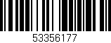 Código de barras (EAN, GTIN, SKU, ISBN): '53356177'
