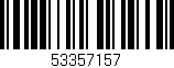 Código de barras (EAN, GTIN, SKU, ISBN): '53357157'