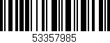 Código de barras (EAN, GTIN, SKU, ISBN): '53357985'