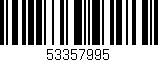 Código de barras (EAN, GTIN, SKU, ISBN): '53357995'