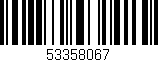 Código de barras (EAN, GTIN, SKU, ISBN): '53358067'