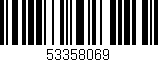 Código de barras (EAN, GTIN, SKU, ISBN): '53358069'