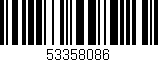 Código de barras (EAN, GTIN, SKU, ISBN): '53358086'