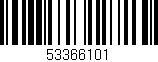 Código de barras (EAN, GTIN, SKU, ISBN): '53366101'
