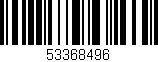 Código de barras (EAN, GTIN, SKU, ISBN): '53368496'