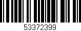 Código de barras (EAN, GTIN, SKU, ISBN): '53372399'