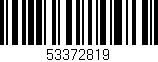 Código de barras (EAN, GTIN, SKU, ISBN): '53372819'