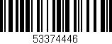 Código de barras (EAN, GTIN, SKU, ISBN): '53374446'