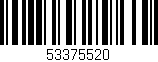 Código de barras (EAN, GTIN, SKU, ISBN): '53375520'