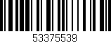 Código de barras (EAN, GTIN, SKU, ISBN): '53375539'