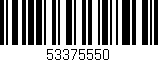 Código de barras (EAN, GTIN, SKU, ISBN): '53375550'