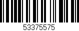 Código de barras (EAN, GTIN, SKU, ISBN): '53375575'