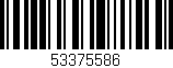 Código de barras (EAN, GTIN, SKU, ISBN): '53375586'