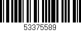 Código de barras (EAN, GTIN, SKU, ISBN): '53375589'