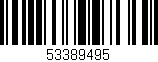 Código de barras (EAN, GTIN, SKU, ISBN): '53389495'