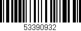 Código de barras (EAN, GTIN, SKU, ISBN): '53390932'