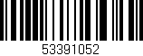 Código de barras (EAN, GTIN, SKU, ISBN): '53391052'