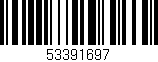 Código de barras (EAN, GTIN, SKU, ISBN): '53391697'