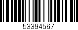 Código de barras (EAN, GTIN, SKU, ISBN): '53394567'