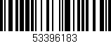 Código de barras (EAN, GTIN, SKU, ISBN): '53396183'